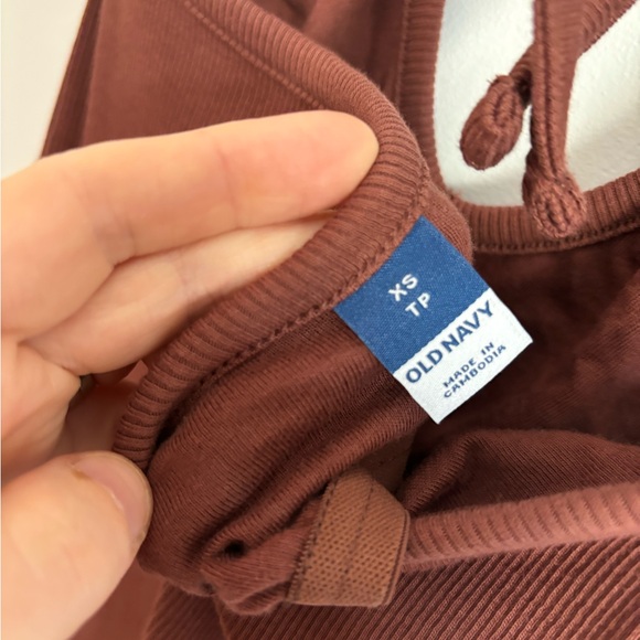 Old Navy Fitted Sleeveless Halter Rib Knit Midi Dress in Root Beer - Picture 6 of 6